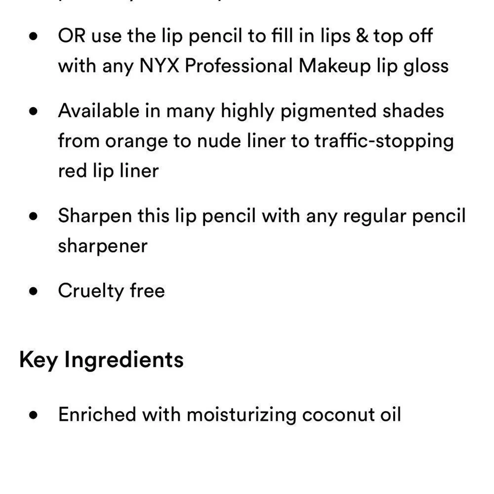 $4❤️‍🔥 LAST 1! NYX Slim Lip Liner Pencil BROWN 👄 NEW & SEALED Lipliner